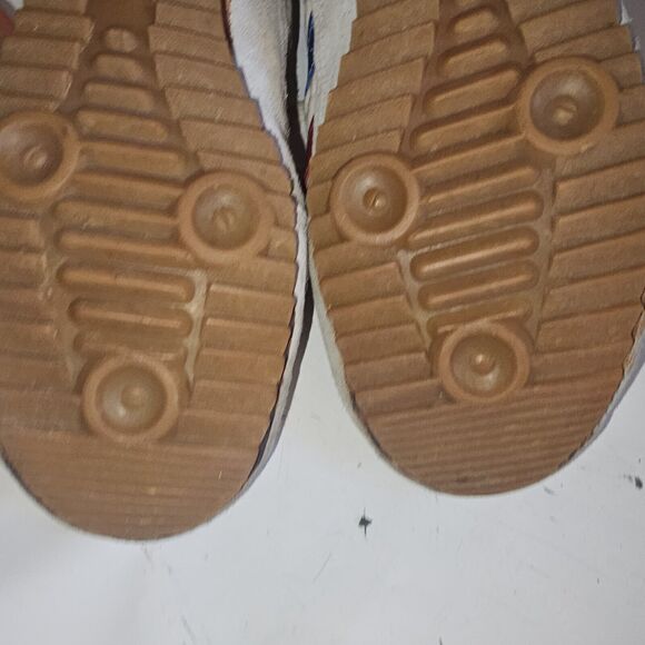 Vtg 1980's Korean VINTAGE RED White Athletic Shoes Size 10 - Picture 10 of 16